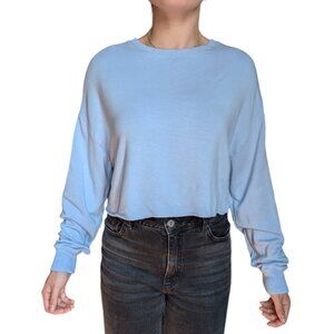 Garage Light Blue Soft Long Sleeve Top Women Size Medium